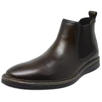 Bota Masculina Casual Couro Moderna James Democrata