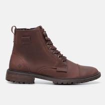 Bota Masculina Casual De Couro Confortável Na Moda Elegante Sofisticado Cano Curto Zíper Lateral