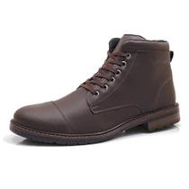 Bota Masculina Casual Hencco Coturno Cano Baixo Confortável Macio Leve