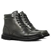 Bota Masculina Cavalera Harvey Casual Couro Cano Médio Cadarço Original 62110050