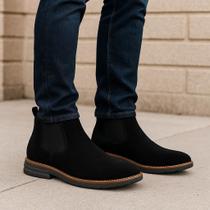 Bota Masculina Chelsea Casual Estilo Urbano Antiderrapante