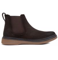 Bota Masculina Chelsea Couro Camurça Marrom - Cód 0013991 Bota Masculina Chelsea Couro Camurça Marrom - Cód 0013991
