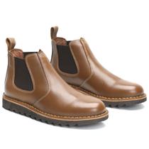 Bota Masculina Chelsea Wyatt Couro Leather