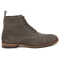 Bota Masculina Cinza em Couro 30976