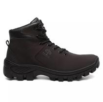Bota Masculina Coturno Adventure Cano Médio Tratorado