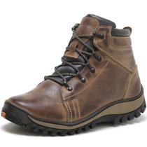 Bota Masculina Coturno Adventure Couro Sola TrilhaCachoeira Bota Masculina Coturno Adventure Couro Sola TrilhaCachoeira