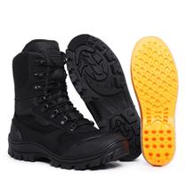 Bota Masculina Coturno Adventure Preta Motoqueiro