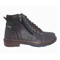 Bota Masculina Coturno Authentic Boots 0860 de Couro Militar