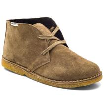 Bota Masculina Coturno Cadarço Camurça Casual Conforto