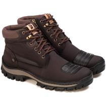 Bota Masculina Coturno Cano Baixo Solado Tratorado Modelo Adventure