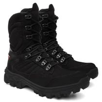 Bota Masculina Coturno Cano Médio Militar Resistente Básica-312 Bota Masculina Coturno Cano Médio Militar Resistente Básica-312
