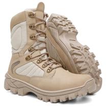 Bota Masculina Coturno Cano Médio Militar Resistente Básica-312 Bota Masculina Coturno Cano Médio Militar Resistente Básica-312