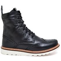 Bota Masculina Coturno Casual Cano Longo Couro Nobre