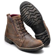 Bota Masculina Coturno Casual Couro Gasto Hype Café