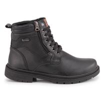 Bota Masculina Coturno Casual em material sintético com Zíper Lateral e Solado Antiderrapante Conforto e Estilo