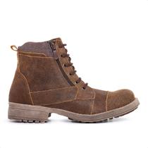 Bota Masculina Coturno Couro Casual Adventure Café Gasto Bota Masculina Coturno Couro Casual Adventure Café Gasto