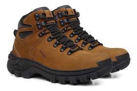 Bota Masculina Coturno Impermeável Couro Adventure off-rood