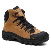Bota Masculina Coturno Kansas em Couro Militar VL049 Com C.A