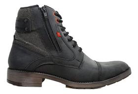 Bota Masculina Coturno Venetto Com Zíper Conforto Original