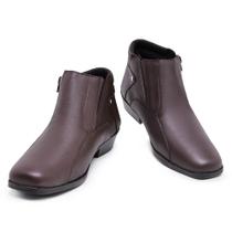 Bota masculina country de couro marrom