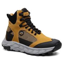 Bota Masculina Couro Adventure Solado Resistente Aventuras
