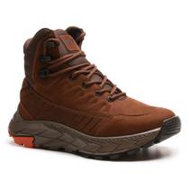 Bota Masculina Couro Adventure Texturas 3D Esporte Aventura Bota Masculina Couro Adventure Texturas 3D Esporte Aventura