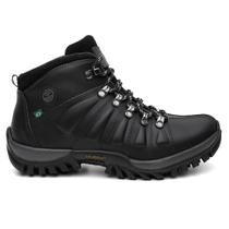 Bota Masculina Couro legítimo Adventure Solado Borracha Tamanho:43Cor:Preto