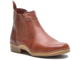 Bota Masculina Couro Legítimo Botina cor pinhao Bota Masculina Couro Legítimo Botina cor pinhao