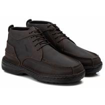 Bota Masculina Couro Legítimo Comfort Estilo E Autenticidade Tamanho:39 BRCor:Café