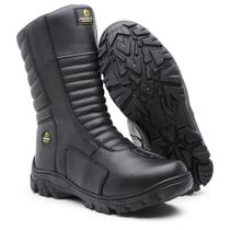 Bota Masculina Dakar Master Boots Couro Confort Plus Preto