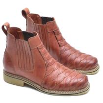 Bota Masculina de couro Escamada 33 pinhão Bota Masculina de couro Escamada 33 pinhão