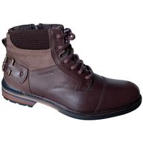 Bota Masculina de Couro Ferracini Coturno Casual Cano Médio Para Homem 8606.670 Bota Masculina de Couro Ferracini Coturno Casual Cano Médio Para Homem 8606.670