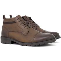 Bota Masculina Democrata Cano Curto Couro Legítimo Garage 301102