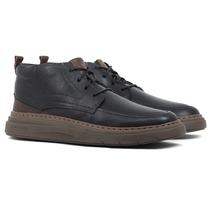 Bota Masculina Democrata Denim Clash Couro Com Cadarço Confortável 240302 240001 Bota Masculina Democrata Denim Clash Couro Com Cadarço Confortável 240302 240001