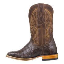 Bota Masculina em Couro Exótico Jacaré Café Vimar 39120
