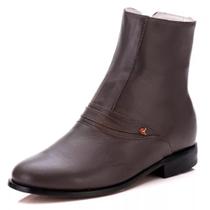 Bota Masculina Em Couro Mestiço Comfort 6501