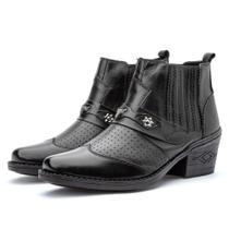Bota Masculina em Couro Moderno Macio Leve Texana Country Montaria Bota Masculina em Couro Moderno Macio Leve Texana Country Montaria