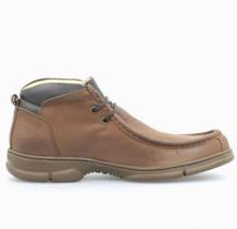 Bota Masculina em Couro Rustico Conhaque - Cód: 7868.