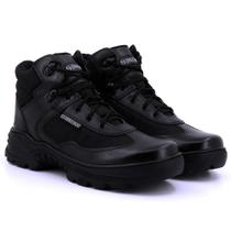 Bota masculina evoque cano curto em couro bovino resistente Bota masculina evoque cano curto em couro bovino resistente