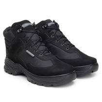 Bota masculina evoque cano curto em couro bovino resistente Bota masculina evoque cano curto em couro bovino resistente