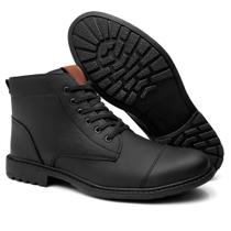 Bota Masculina Extra Leve Coturno Confortável Barato Botinha Robusta Ref202