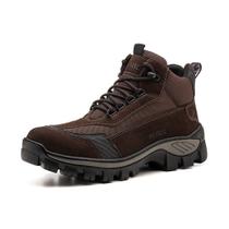 Bota Masculina Extreme Marrom Casual Fork Couro Cadarço