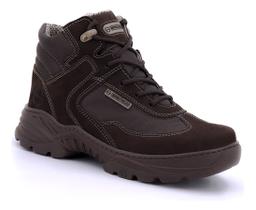 Bota Masculina Feminina Em Couro Legitimo Café Marrom