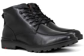 Bota Masculina Ferracini 24h Casual Atenas Couro Legítimo Cano Médio Tratorado