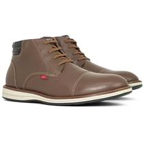 Bota Masculina Ferracini Kingston 24h Casual Couro Elástico Conforto