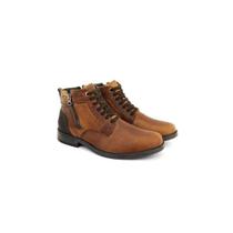 Bota Masculina FG Casual Boxer com Zíper Amarela