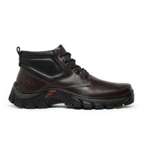 Bota Masculina Frontinni Confort Premium em Couro Marrom