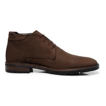 Bota Masculina Ingles Noruega Couro Legitimo Cafe