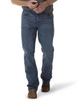 Bota masculina Jean Wrangler, retrô, de ajuste descontraído, cortada em azul verdadeiro