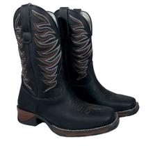 Bota Masculina Jump Bico Quadrado Oklahoma Country Bota Masculina Jump Bico Quadrado Oklahoma Country